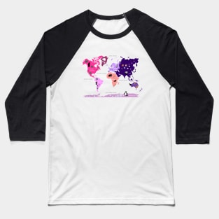 map for kids Baseball T-Shirt